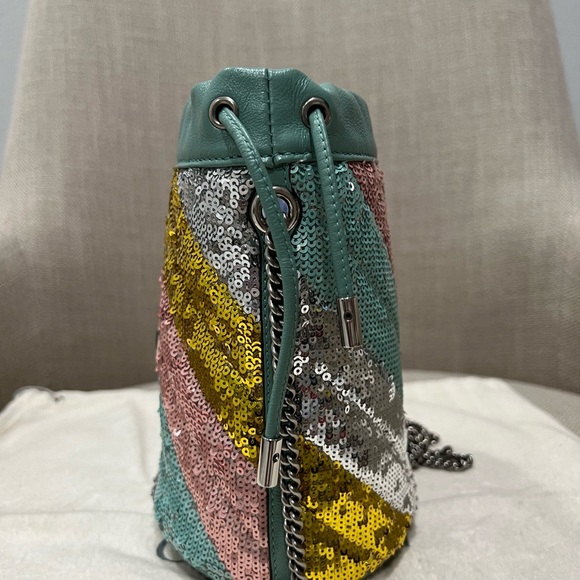 GUCCI SEQUINS BUCKET BAG - Picture 4 of 11